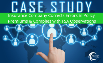 Top Insurance Company Corrects Errors in Policy Premiums and Complies with FSA Observations